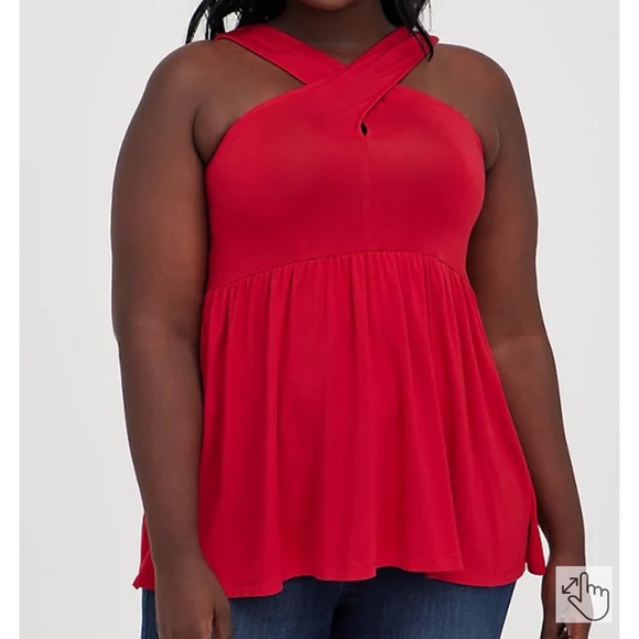 torrid Tops - BABYDOLL SUPER SOFT HALTER TANK